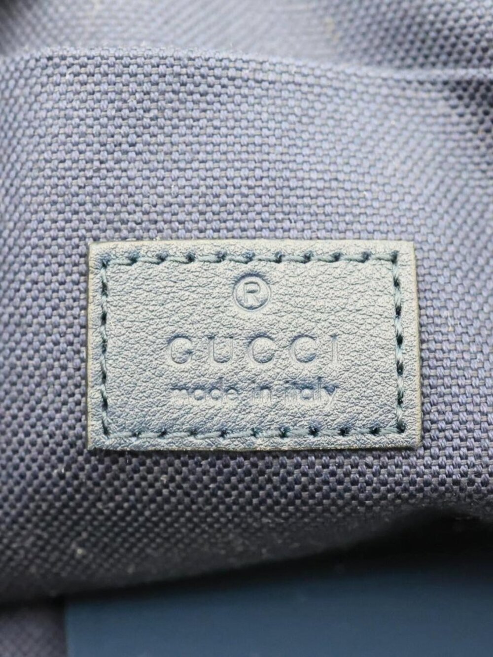Gucci GG Denim Backpack Navy Blue 849008 - Picture 12 of 13
